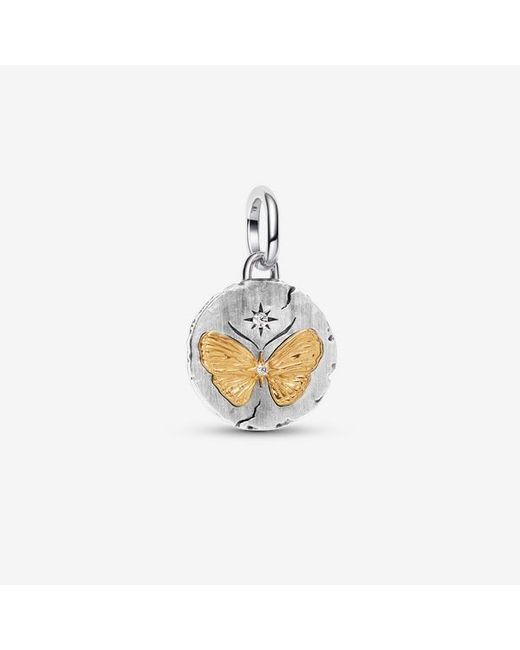 Pandora Metallic Butterfly Medallion Charm