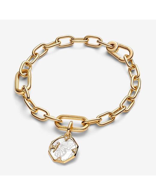 Pandora Metallic Pearlescent Butterfly Medallion Charm