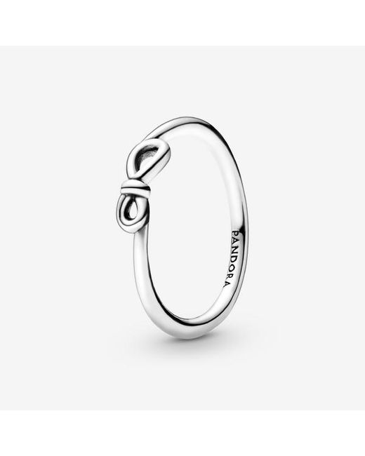 Pandora Metallic Infinity Knot Ring