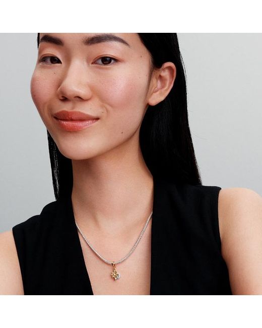 Pandora Metallic Engravable North Star Lab-Grown Diamond Dangle Charm