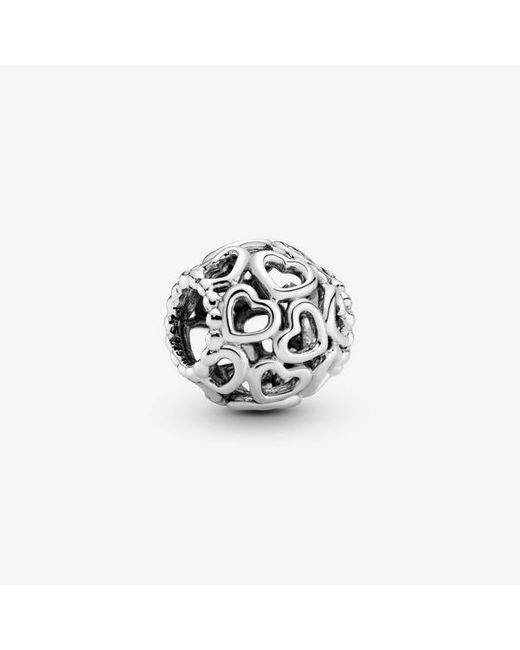 Pandora White Hearts All Over Charm