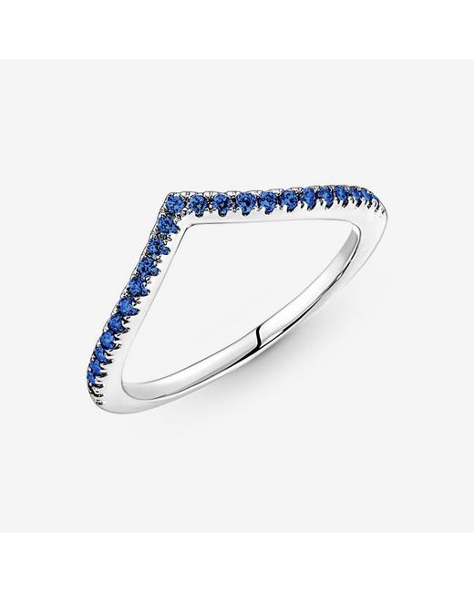 Pandora Timeless Wish Sparkling Blue Ring