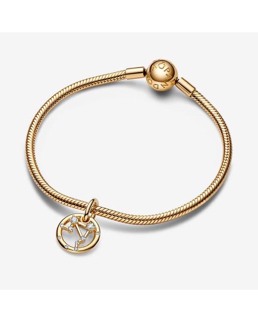 Pandora Metallic Libra Zodiac Dangle Charm