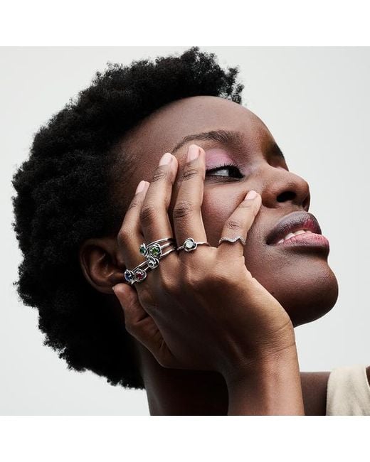 Pandora Metallic June Birthstone Eternity Circle Ring