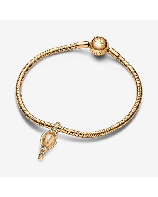Pandora Metallic Sparkling Hot Air Balloon Dangle Charm
