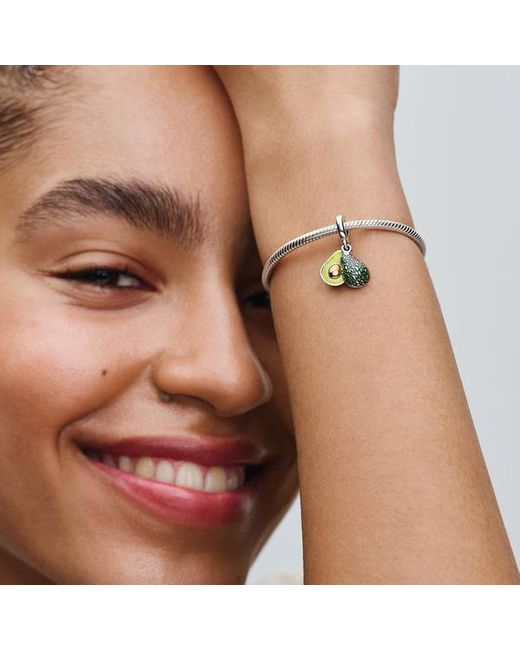 Pandora Green Avocado Double Dangle Charm