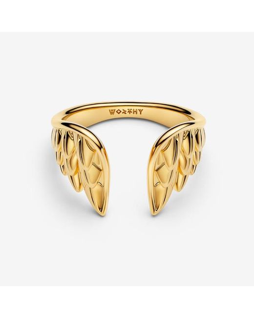 Pandora Metallic Marvel Thor Wings Open Ring