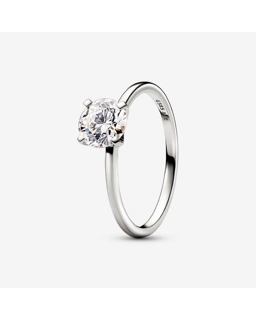 Pandora Metallic Era 14K Lab-Grown Diamond Ring