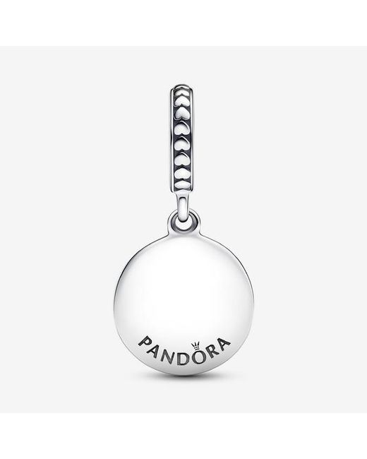 Pandora White Friends Are Family Dangle Charm