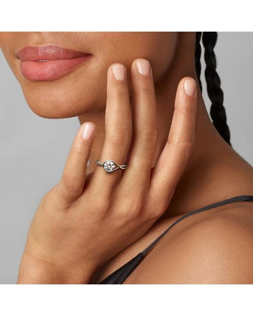 Pandora Metallic Infinite 14K Lab-Grown Diamond Ring