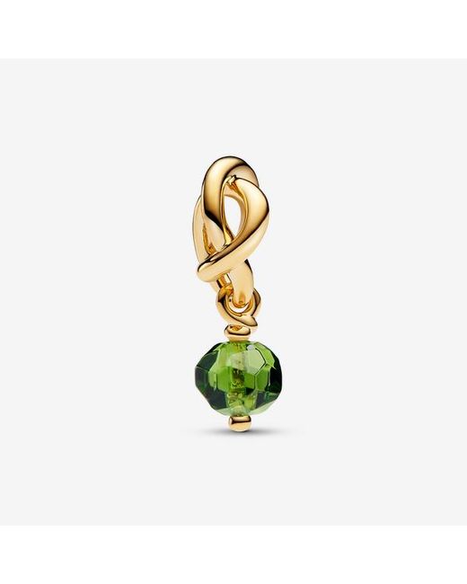 Pandora Metallic August Birthstone Eternity Circle Dangle Charm