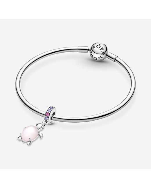 Pandora Pink Murano Glass Sea Turtle Dangle Charm