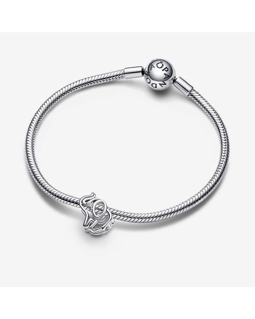 Pandora White Openwork Elephant Charm