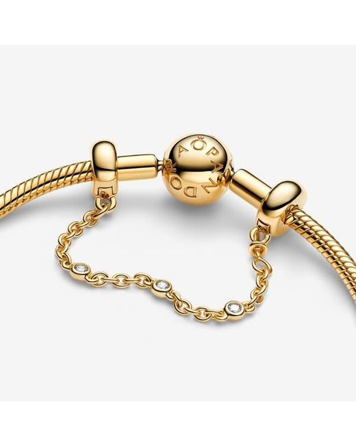 Pandora Metallic Triple Stone Safety Chain
