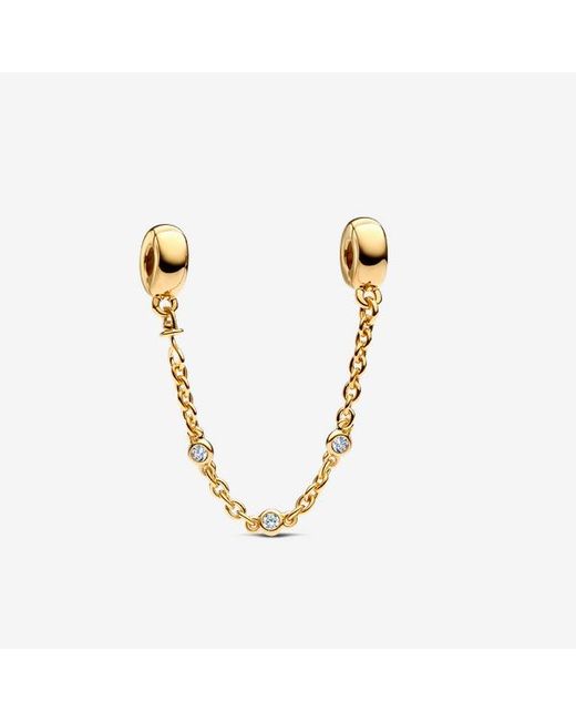 Pandora Metallic Triple Stone Safety Chain