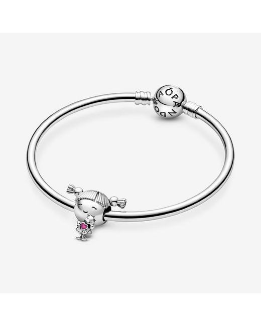 Pandora White Little Girl Charm