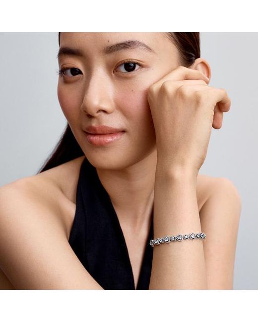 Pandora Metallic Halo Hearts Bracelet