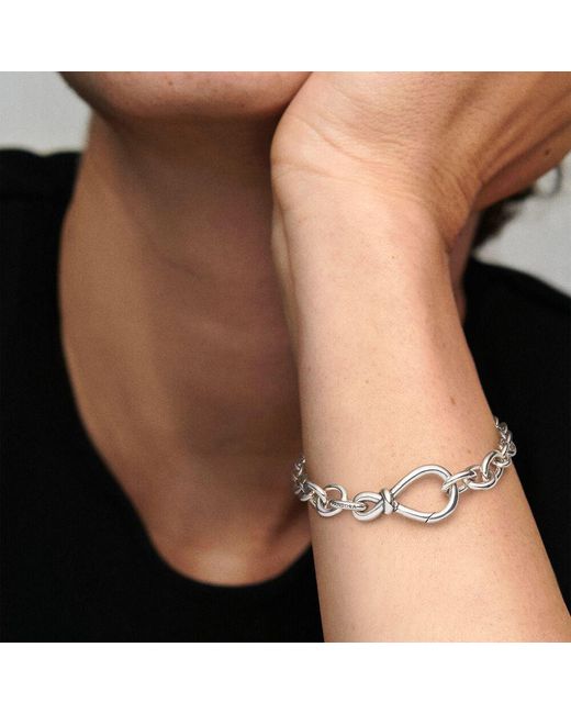 pandora chunky infinity bracelet