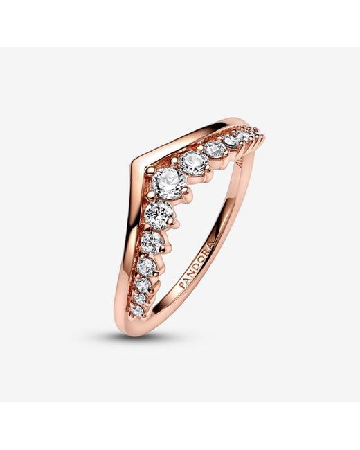 Pandora Metallic Timeless Wish Floating Pavé Ring