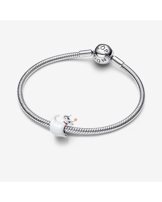 Pandora White Disney The Nightmare Before Christmas Zero Charm