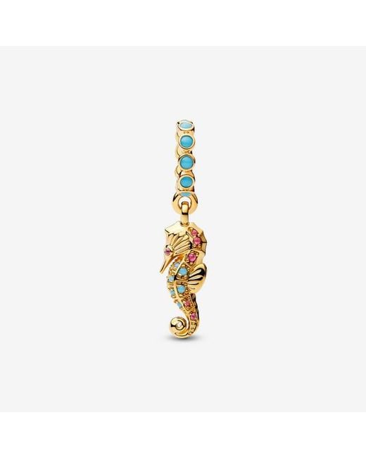 Pandora Metallic Seahorse Dangle Charm
