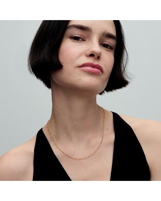 Pandora Metallic Linked Hearts Collier Necklace