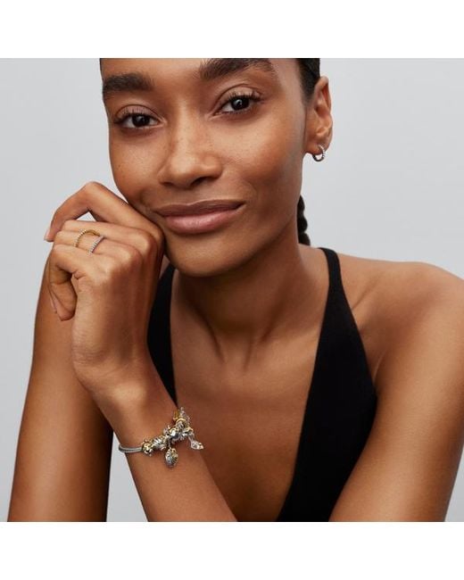 Pandora White Disney Princess Jasmine Rajah Lab-Grown Diamond Charm