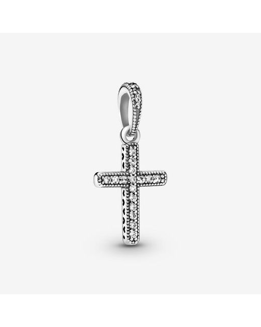 Pandora Metallic Sparkling Cross Pendant