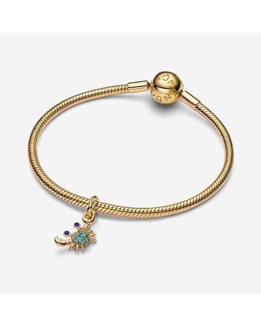 Pandora Metallic Crab Dangle Charm