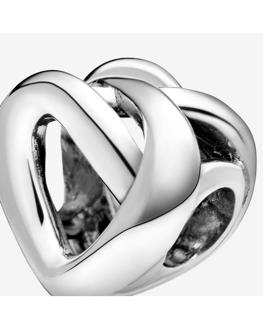 Pandora Metallic Knotted Heart Charm