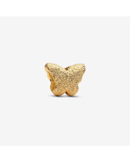 Pandora Metallic Textured Butterfly Mini Charm