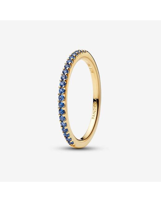 Pandora Metallic Sparkling Half-Eternity Band Ring