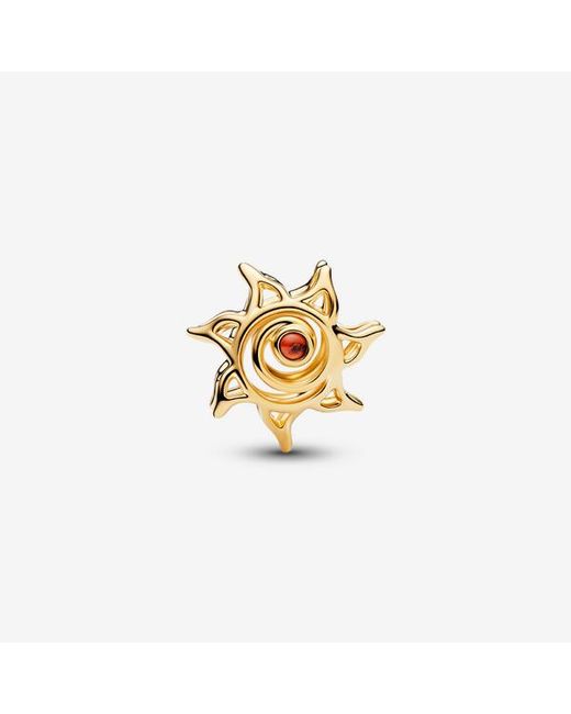 Pandora Metallic Sun Openwork Charm