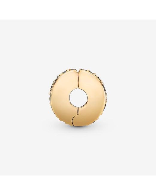 Pandora Metallic Pavé Clip Charm