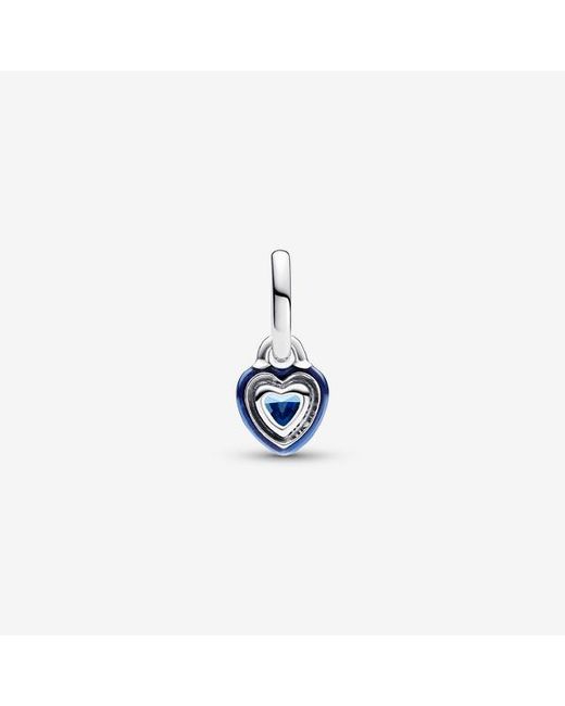 Pandora Blue Me Chakra Heart Mini Dangle Charm