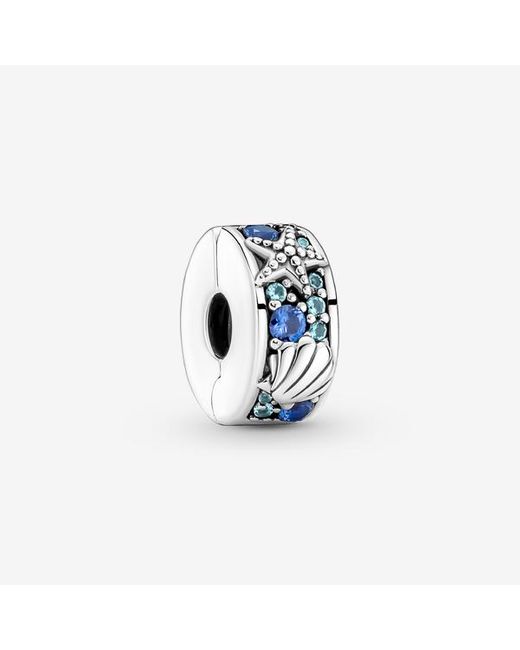 Pandora Blue Tropical Starfish & Shell Clip Charm