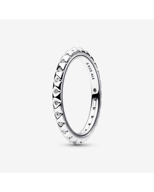 Pandora Metallic Me Pyramids Ring
