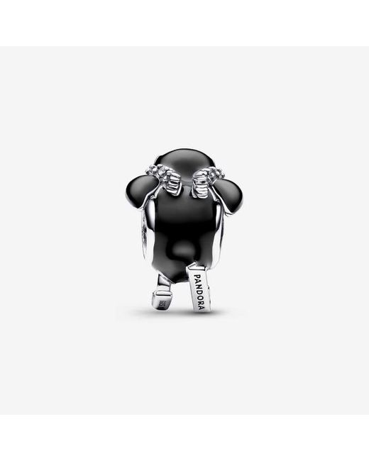 Pandora White Skiing Penguin Charm