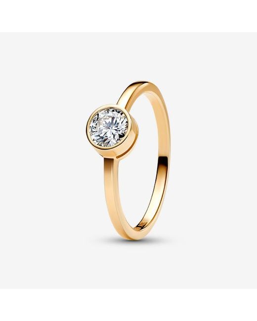 Pandora Metallic Era Bezel Lab-Grown Diamond Ring