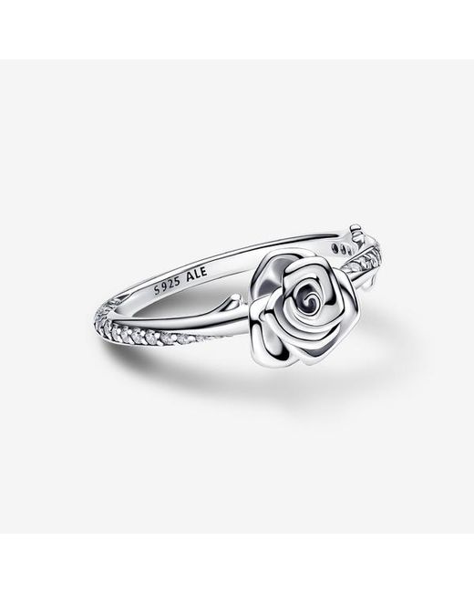 Pandora Metallic Rose In Bloom Ring