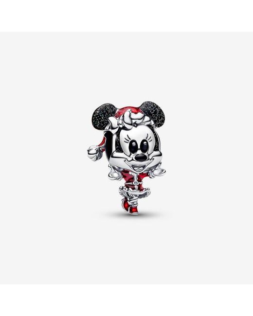 Pandora Black Disney Minnie Mouse Holiday Charm