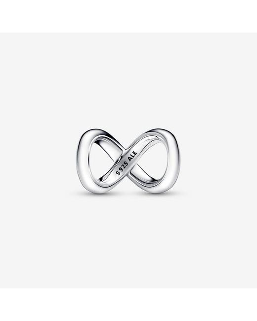Pandora White Forever & Always Infinity Charm