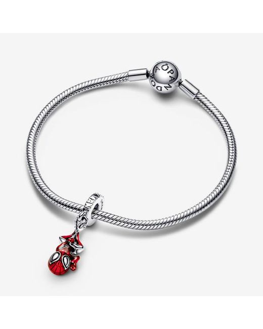 Pandora Red Marvel Hanging Spider- Dangle Charm