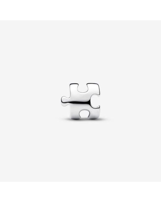Pandora White Puzzle Piece Mini Charm