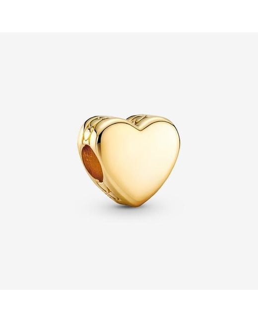 Pandora Metallic Engravable Heart Charm