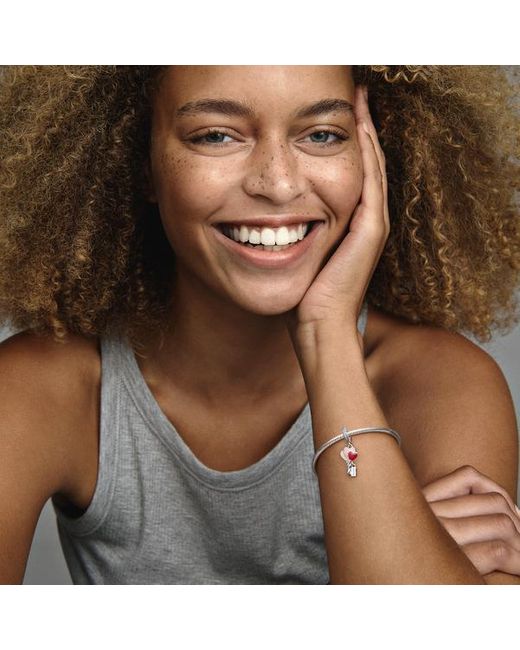 Pandora Red Happy Bday Balloon Dangle Charm 798076cz