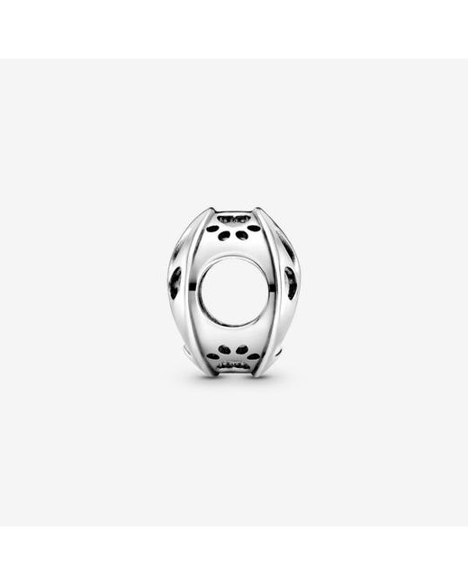 Pandora Multicolor Openwork Paw Print Charm