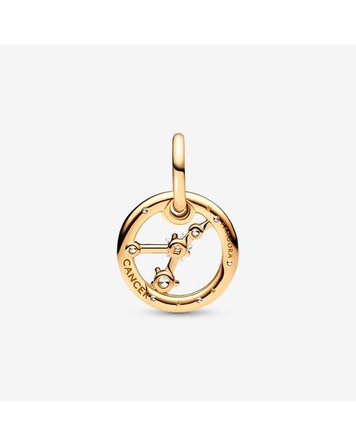 Pandora Metallic Cancer Zodiac Dangle Charm