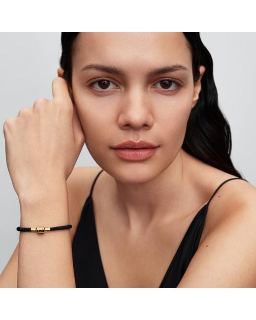 Pandora Brown Shimmering Cord Bracelet
