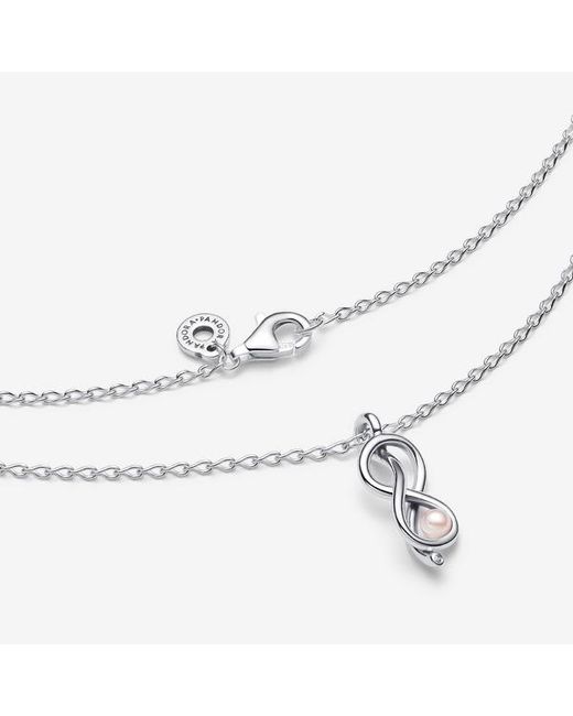 Pandora Metallic Infinity Knot Collier Necklace